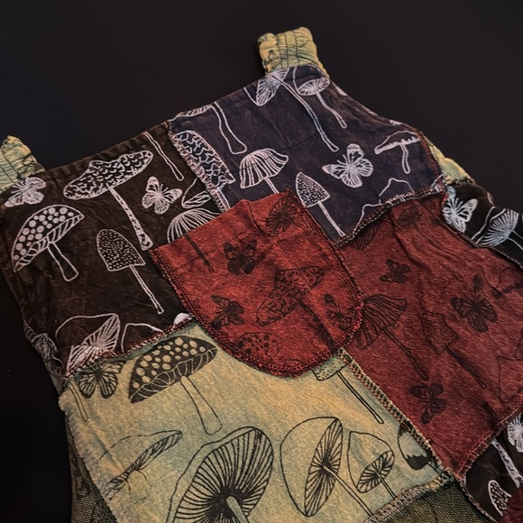 Handmade Patchwork overalls - Picture 7 of 8